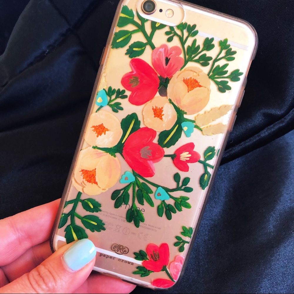 Rifle Paper Co. Clear 🍑 Blossom iPhone 6/6s Case